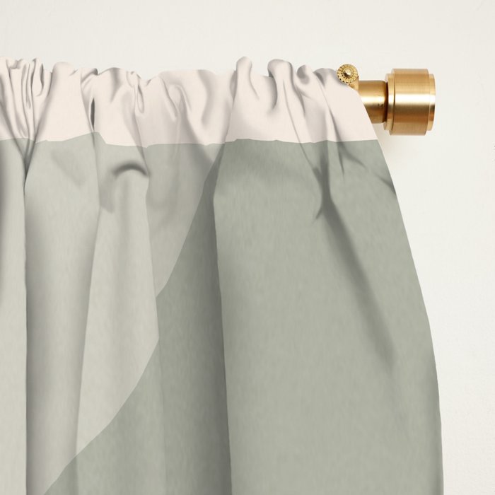 Modern Abstract Minimal Shapes 104 Window Curtain Gallery Image 2