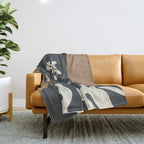 Harmony in Bloom 1 Throw Blanket Gallery Image 1
