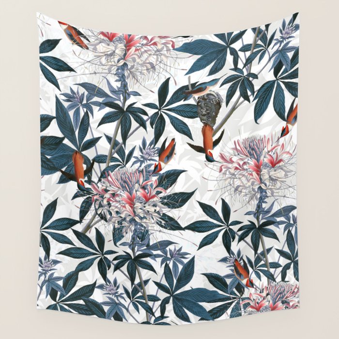 Hummingbirds - I Wall Tapestry Gallery Image 4