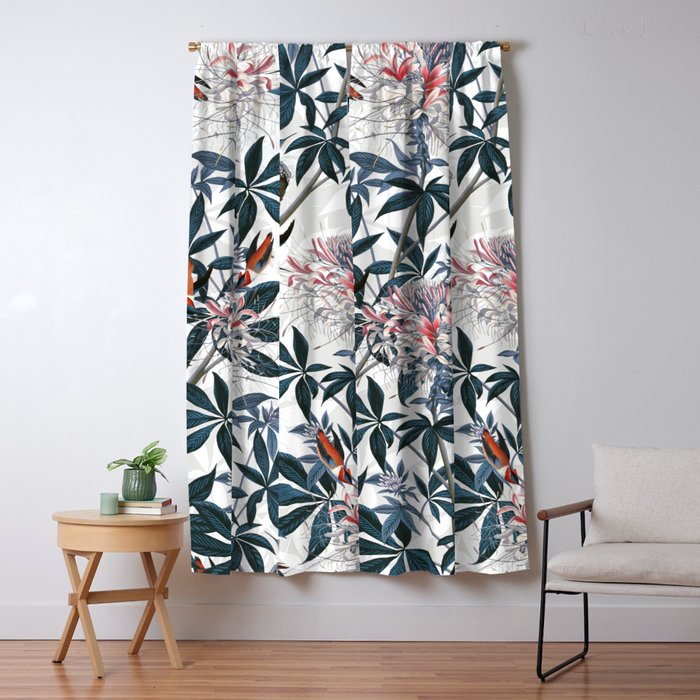 Hummingbirds - I Window Curtain Gallery Image 1