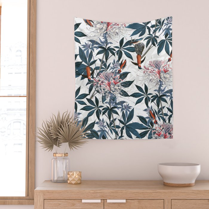 Hummingbirds - I Wall Tapestry Gallery Image 2
