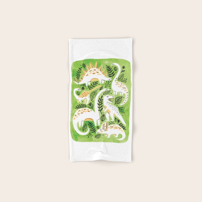 Dinosaur Forest Bath Towel Gallery Image 1