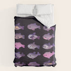 Dolphin Day - dark Duvet Cover Gallery Image 6