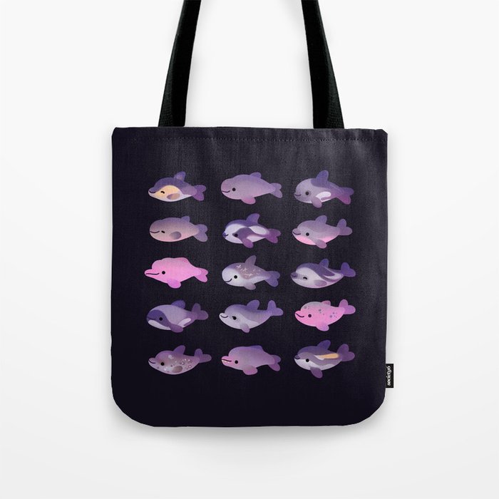 Dolphin Day - dark Tote Bag Gallery Image 1