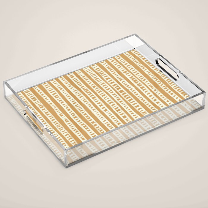 Simple Hand Drawn Pattern #2 Acrylic Tray Gallery Image 1