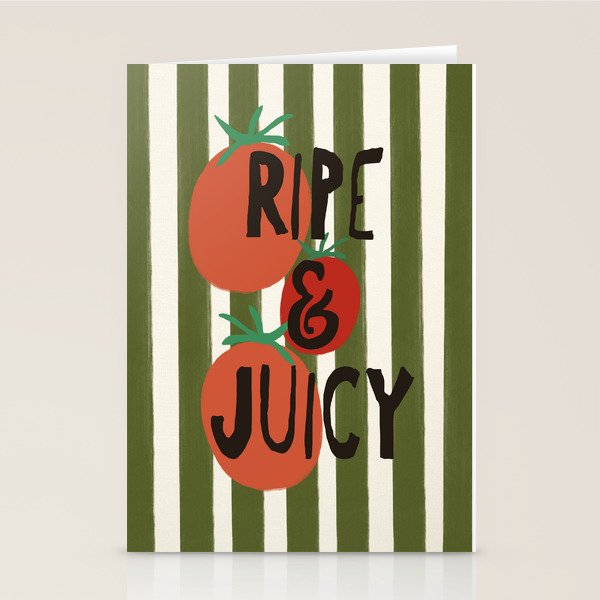 Retro Kitchen Print - Ripe and Juicy Stationery Card Gallery Image 2