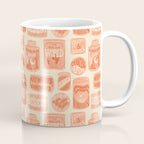 Vagabondâs Cupboard - peach and cream Coffee Mug Gallery Image 1