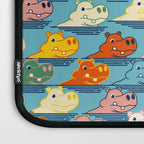 Happy Hippo Family Laptop Sleeve Gallery Image 3