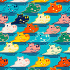 Happy Hippo Family Coffee Mug Gallery Image 2