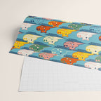 Happy Hippo Family Wrapping Paper Gallery Image 2