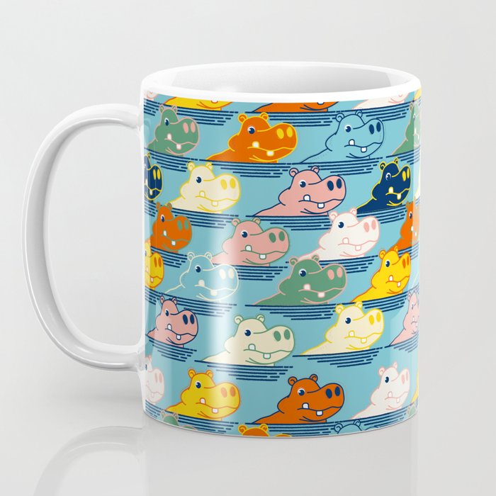 Happy Hippo Family Coffee Mug Gallery Image 3