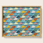 Happy Hippo Family Serving Tray Gallery Image 1
