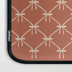 Bows & Ribbons Pattern LVIII Terracotta Orange Laptop Sleeve Gallery Image 3