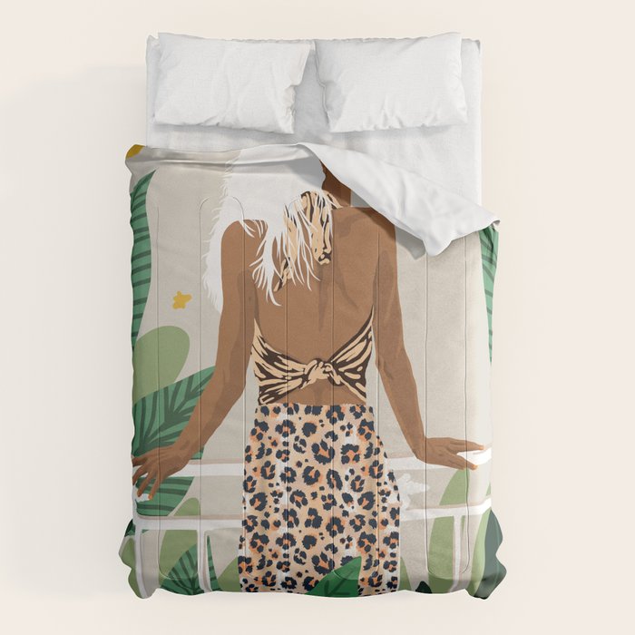 Trust the wait. Embrace the uncertainty. Enjoy the beauty of becoming. Comforter Gallery Image 1