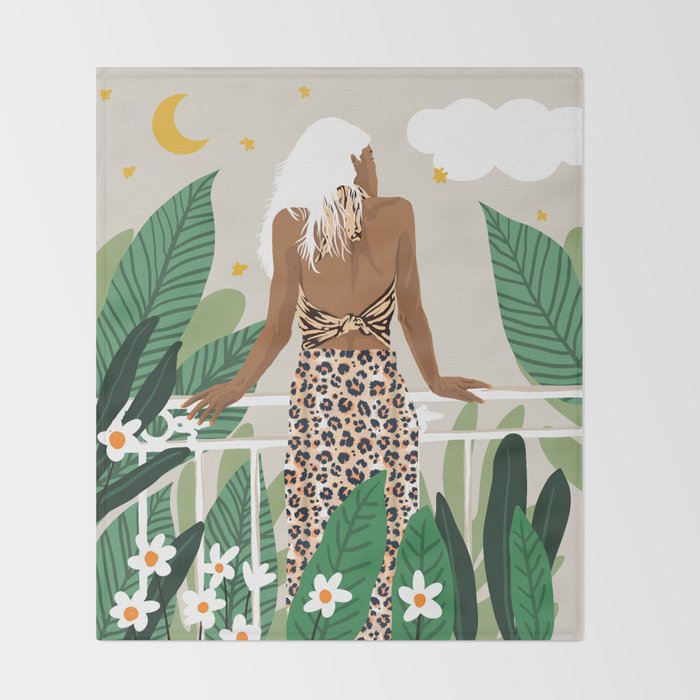 Trust the wait. Embrace the uncertainty. Enjoy the beauty of becoming. Throw Blanket Gallery Image 2
