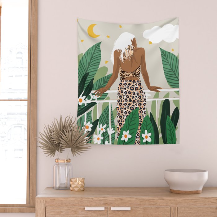 Trust the wait. Embrace the uncertainty. Enjoy the beauty of becoming. Wall Tapestry Gallery Image 2