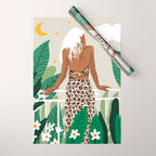 Trust the wait. Embrace the uncertainty. Enjoy the beauty of becoming. Wrapping Paper Gallery Image 1