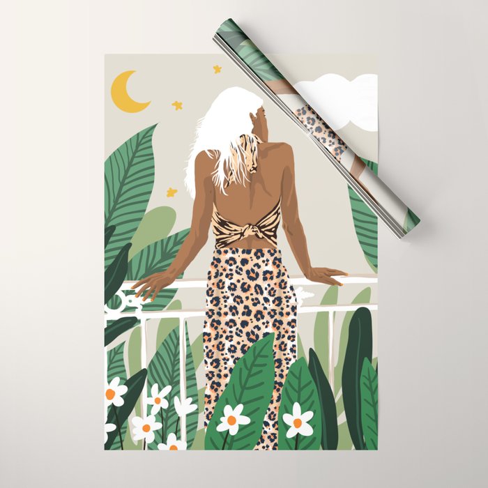 Trust the wait. Embrace the uncertainty. Enjoy the beauty of becoming. Wrapping Paper Gallery Image 1