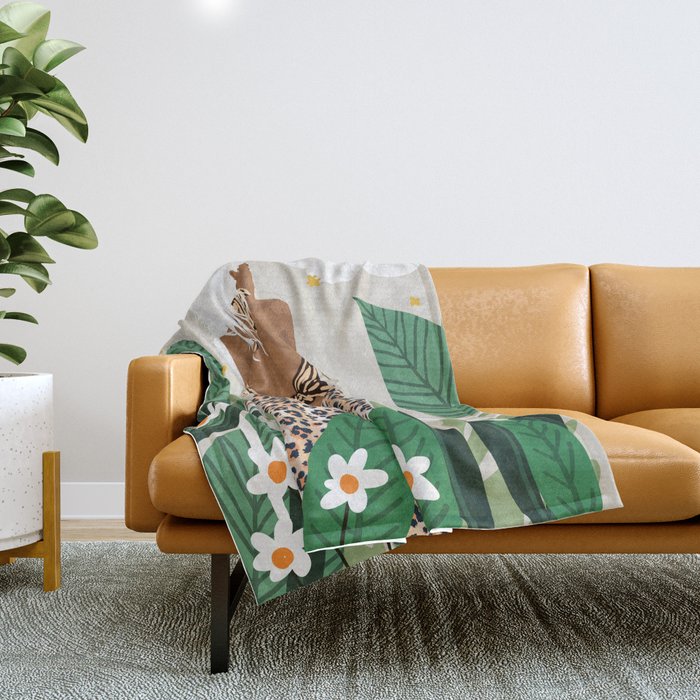 Trust the wait. Embrace the uncertainty. Enjoy the beauty of becoming. Throw Blanket Gallery Image 1