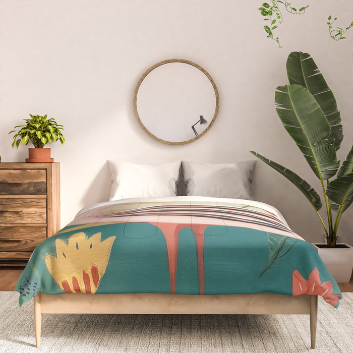 Pink Flamingo Comforter Gallery Image 3