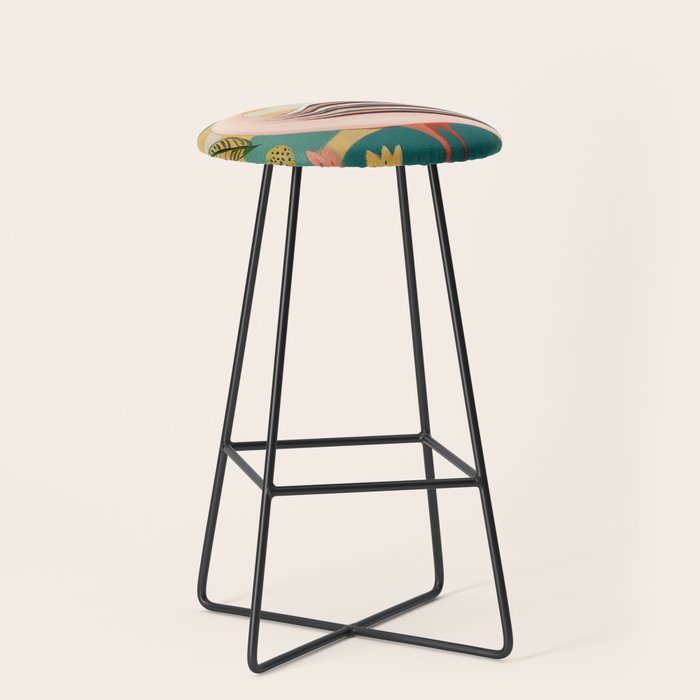 Pink Flamingo Stool Gallery Image 1
