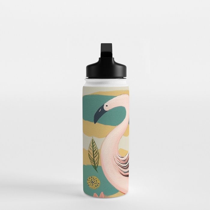 Pink Flamingo Water Bottle Gallery Image 3