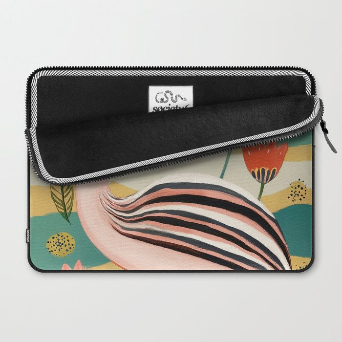 Pink Flamingo Laptop Sleeve Gallery Image 2