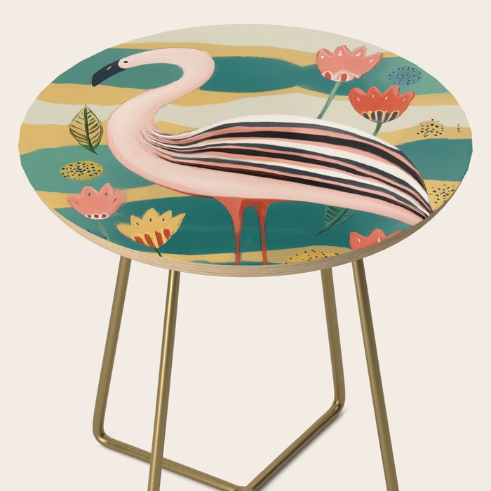 Pink Flamingo Side Table Gallery Image 2