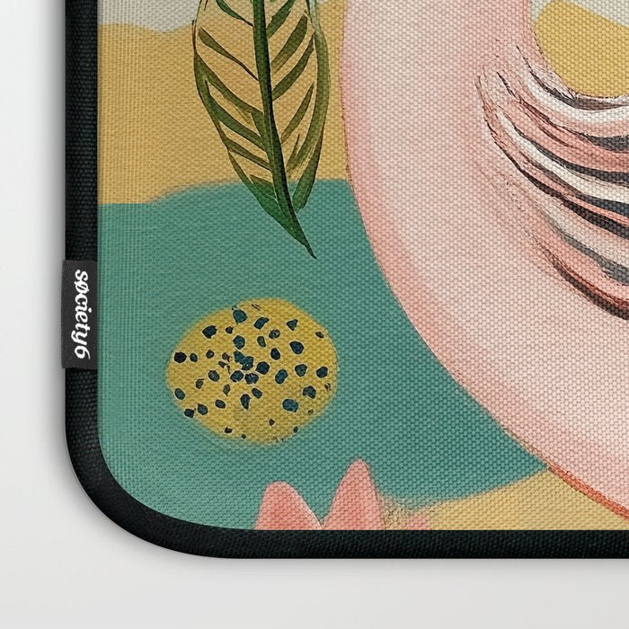 Pink Flamingo Laptop Sleeve Gallery Image 3