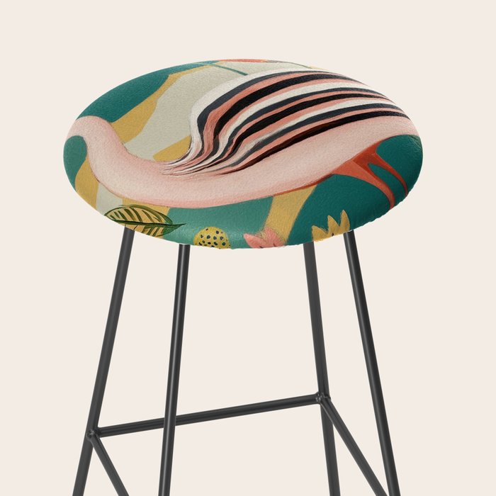Pink Flamingo Stool Gallery Image 2