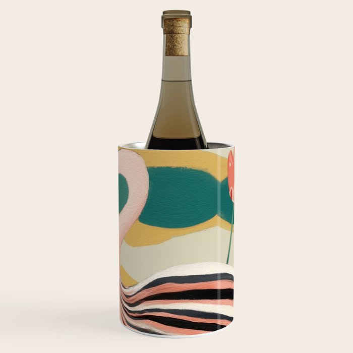 Pink Flamingo Wine Chiller Gallery Image 1