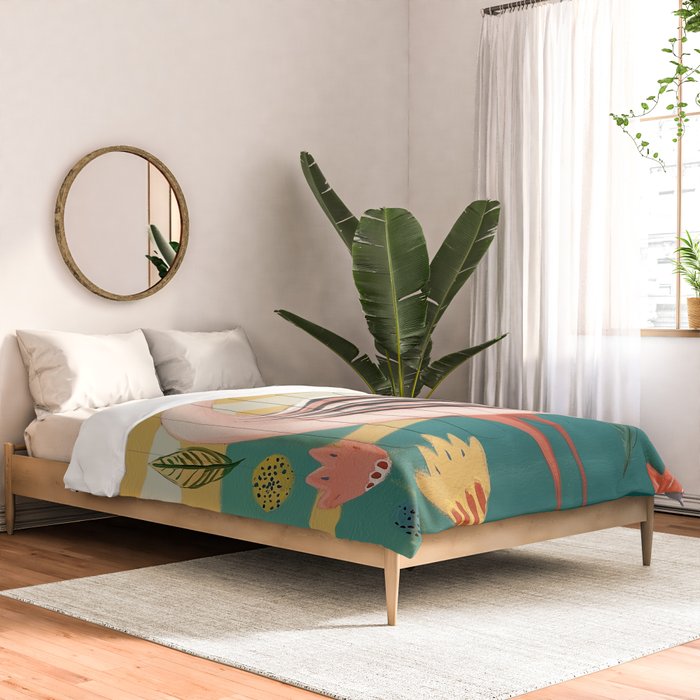Pink Flamingo Comforter Gallery Image 2