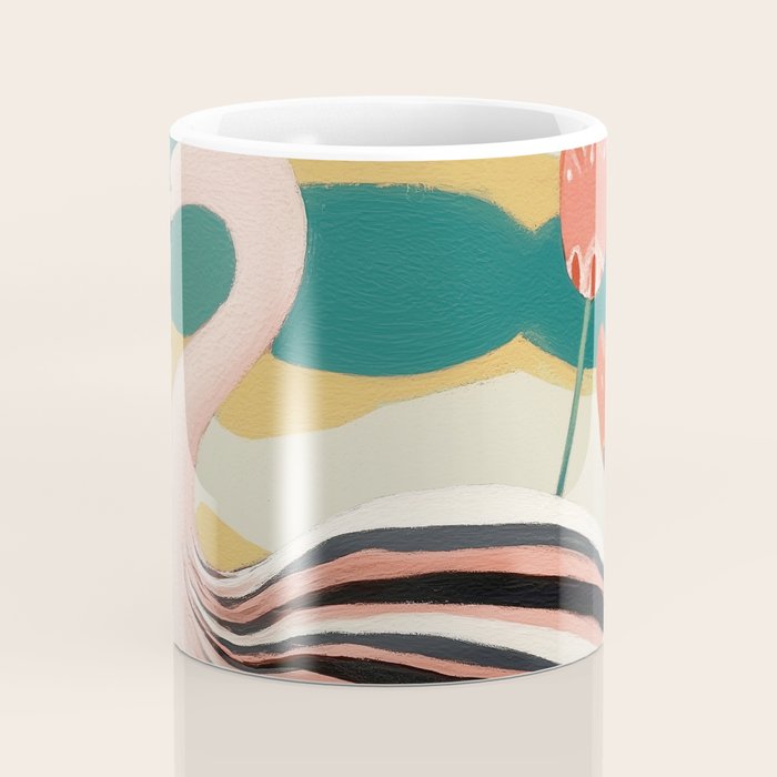Pink Flamingo Coffee Mug Gallery Image 4