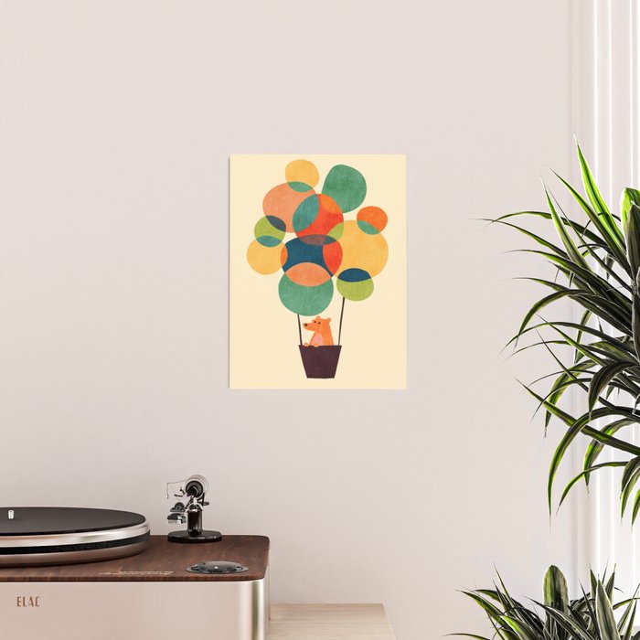 Whimsical Hot Air Balloon Poster Gallery Image 2
