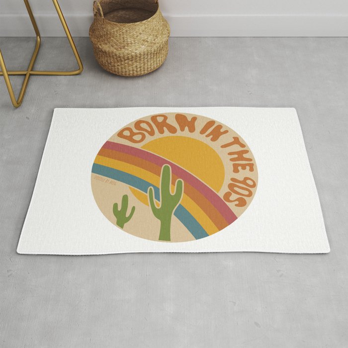 Born in the 90s Rug Gallery Image 1