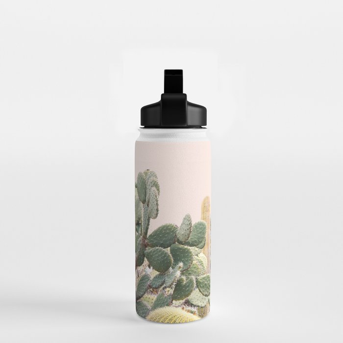 Vintage Desert Cactus Garden Water Bottle Gallery Image 2