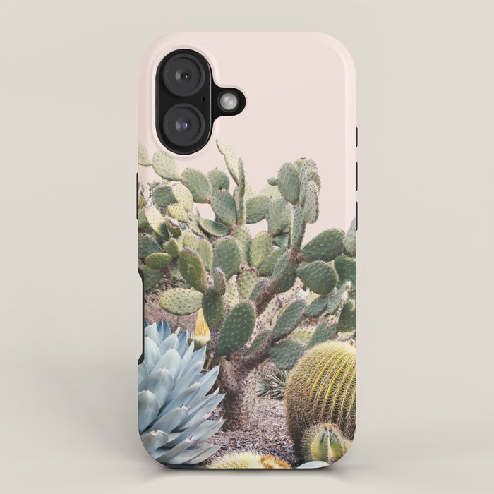 Vintage Desert Cactus Garden Iphone Case