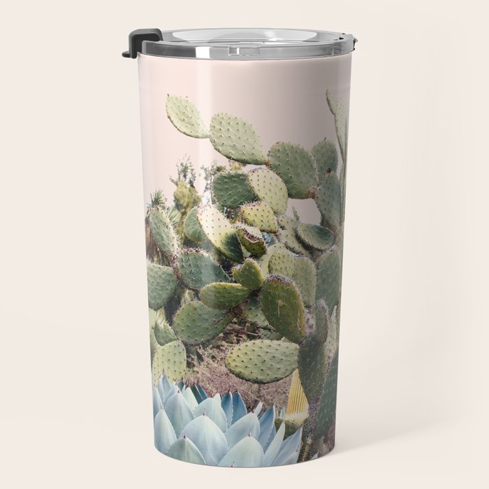 Vintage Desert Cactus Garden Travel Mug Gallery Image 3