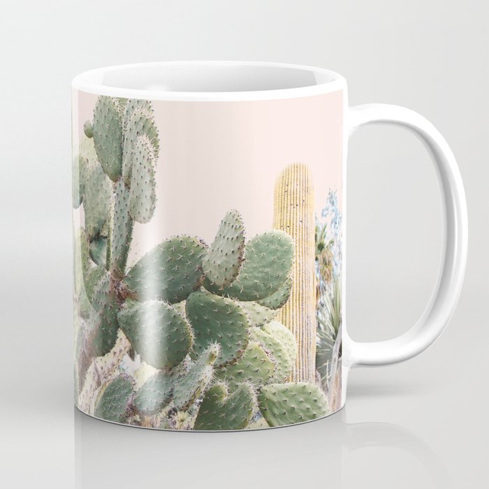 Vintage Desert Cactus Garden Coffee Mug Gallery Image 1