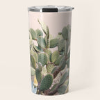Vintage Desert Cactus Garden Travel Mug Gallery Image 1