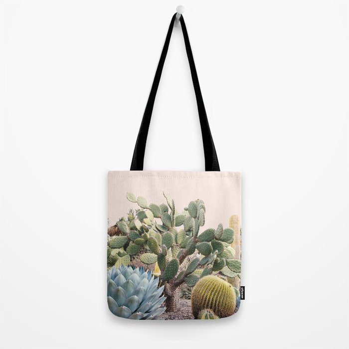 Vintage Desert Cactus Garden Tote Bag Gallery Image 2