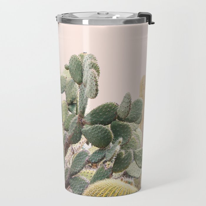 Vintage Desert Cactus Garden Travel Mug Gallery Image 2