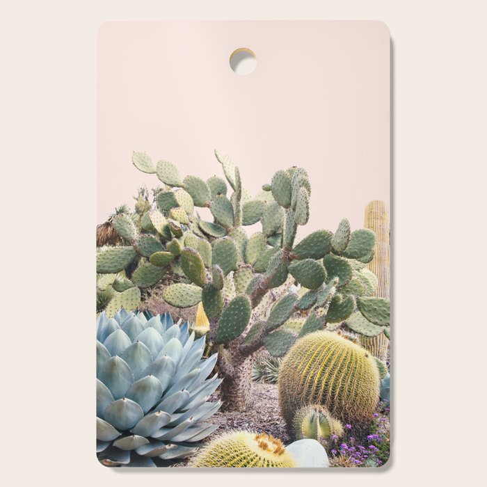 Vintage Desert Cactus Garden Cutting Board Gallery Image 1
