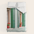 Burano Pastels - Venice Italy Duvet Cover Gallery Image 6