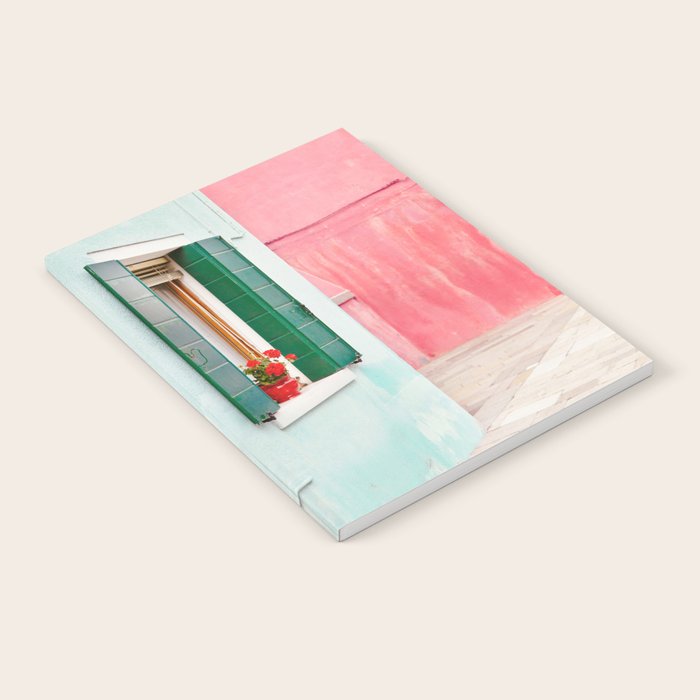Burano Pastels - Venice Italy Notebook Gallery Image 1