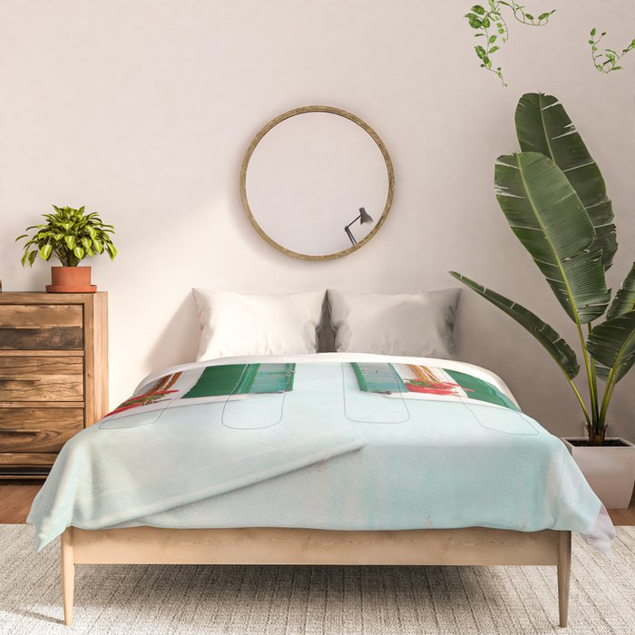 Burano Pastels - Venice Italy Comforter Gallery Image 3