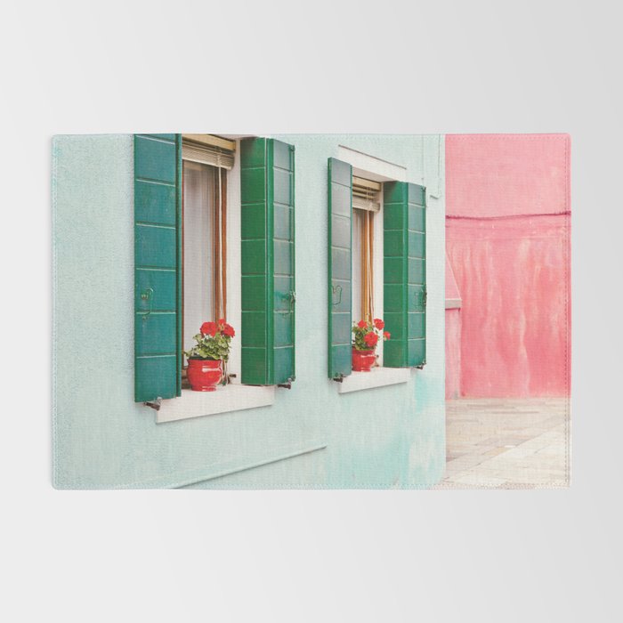 Burano Pastels - Venice Italy Rug Gallery Image 2