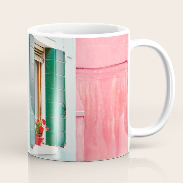 Burano Pastels - Venice Italy Coffee Mug Gallery Image 1