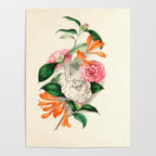 Flowers from "Floral Belles" by Clarissa Munger Badger, 1866 (benefitting The Nature Conservancy) Poster Gallery Image 4