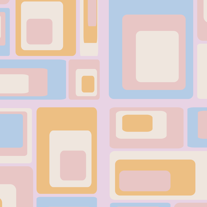 mid century mod squares pastel beach palette Coffee Mug Gallery Image 2